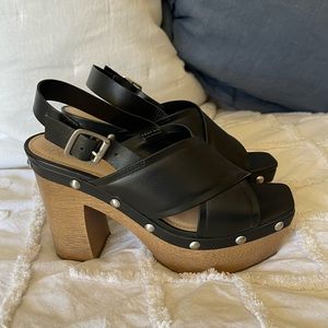 Vince Camuto Black Platform Heels Women’s size 7.5